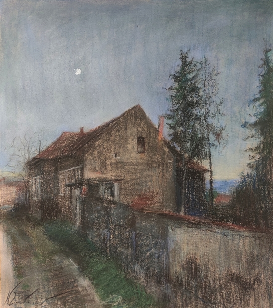 Old house on the road